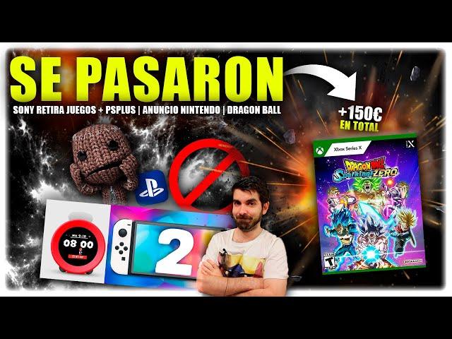  TIMO con Sparking Zero | Switch 2 CASI oficial | Sony ELIMINA juegos | Ps5 pro - Xbox PC - Semons