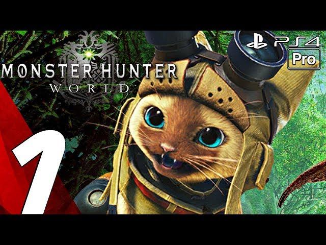 Monster Hunter World - Gameplay Walkthrough Part 1 - Prologue (Full Game) PS4 PRO