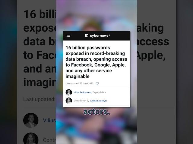16 Billion Data Breach