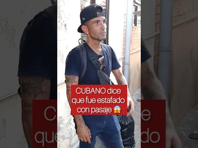 Cubano estafado por pasaje para salir de Cuba 