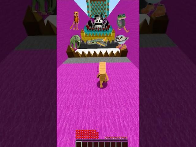 Italian Brainrot Mobs vs Spike Towers (Part I) #minecraft #italianbrainrot #brainrot