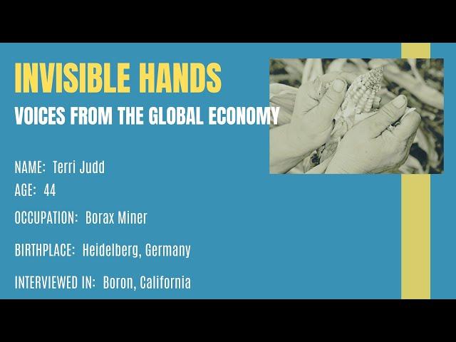 Invisible Hands: Terri Judd