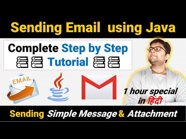 Java Email  Tutorial | Sending Attachment | Sending Text | Java Mail Tutorial in one video HINDI