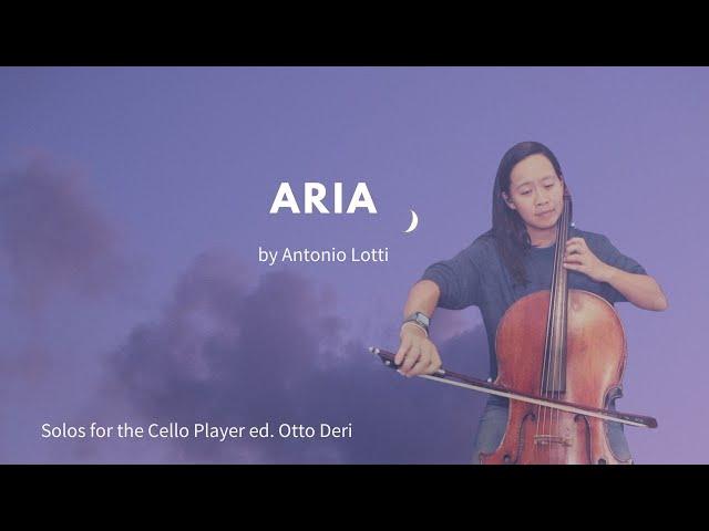 Solos for the Cello Player: 7 Aria by Antonio Lotti | Cellomoji Cover