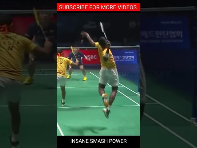 500 KPH UNBELIEVABLE Smash Badminton Record by Satwik Sairaj Rankireddy!  Jaw-Dropping Power