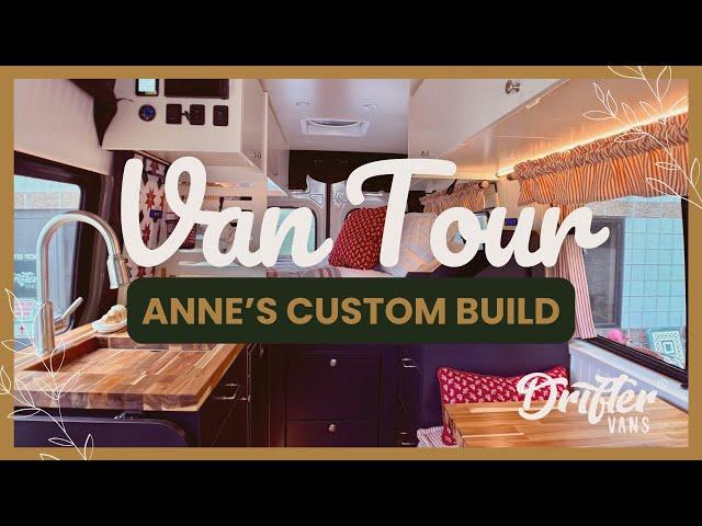 Minimalist Van Build for Solo Travel | Anne’s Custom Drifter Van at 80+