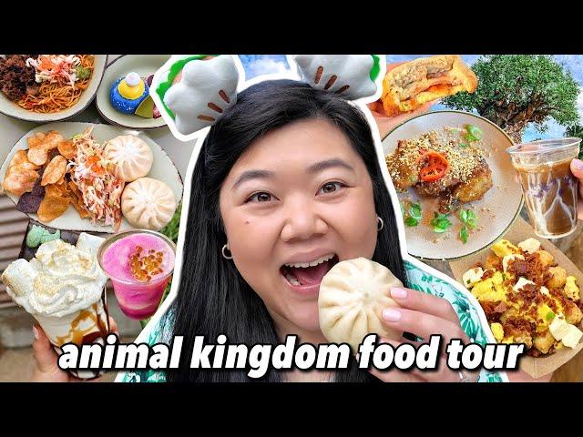 What to Eat at ANIMAL KINGDOM!  Disney World Food Tour 2024