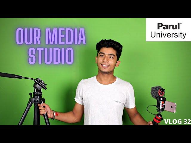 parul university vlog | STUDIO SETUP | think media | vlog 32 | vishal dave