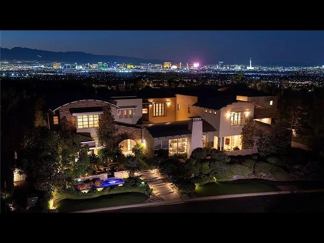 Inside Breathtaking $8.5M Las Vegas Mansion w/ 12 Car Garage