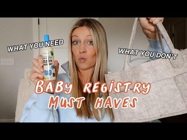 Baby Registry MUST HAVES 2024 (and what you don't need) 