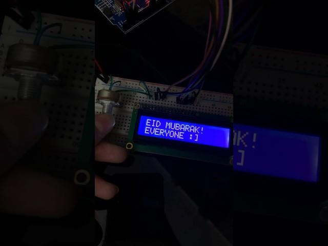 LCD display with arduino #arduino #arduinoproject #youtubeshorts #youtube