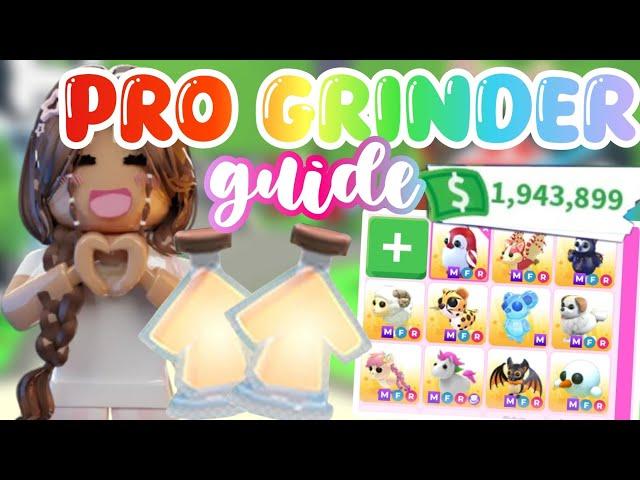 how to be a PRO GRINDER in adopt me! (ULTIMATE GUIDE!) 