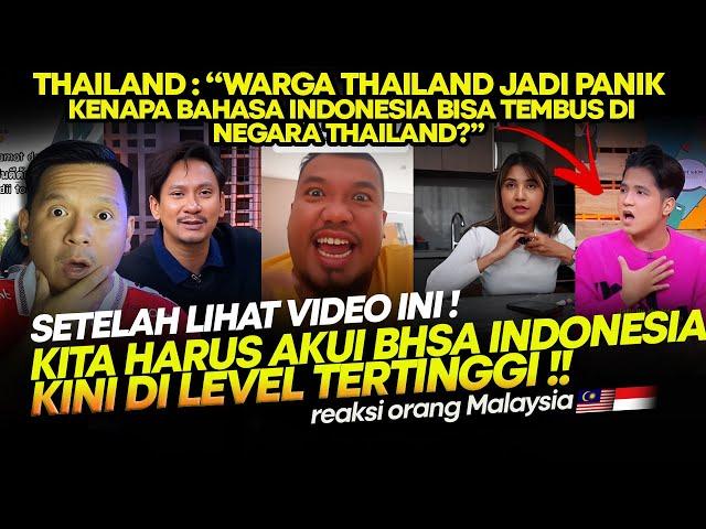 ORG THAILAND : "AKU ORG THAILAND YA SANGAT SUKA BAHASA INDONESIA KAYAK BAHASA KE 2 AKU NI" !!