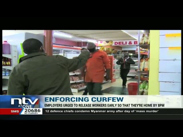 Curfew enforcement: Employers urged to release workers early