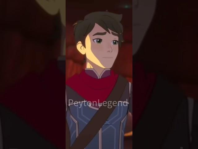 Them looking at each other  #giveusthesaga #rayllum #rayla #callum