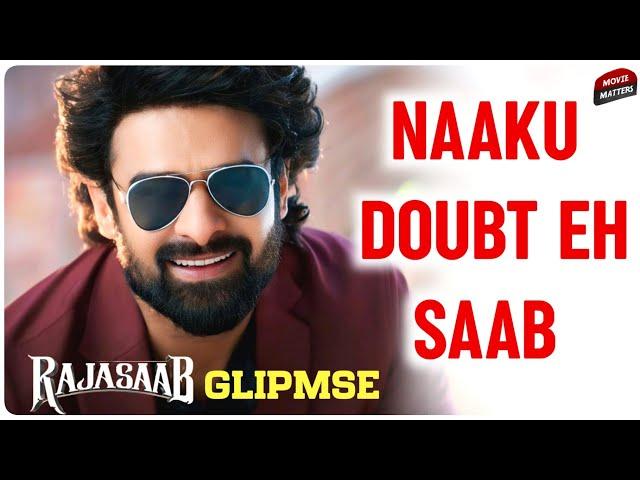 The Rajasaab Glimpse Review |  Prabhas | Rajasaab Teaser Review | #Rajasaabglimpse