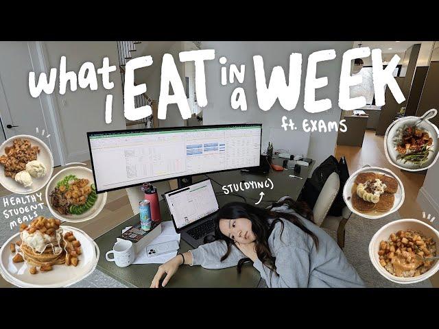 what i eat as a college student (exam week) | my journey w. hustle culture, burnout & perfectionism