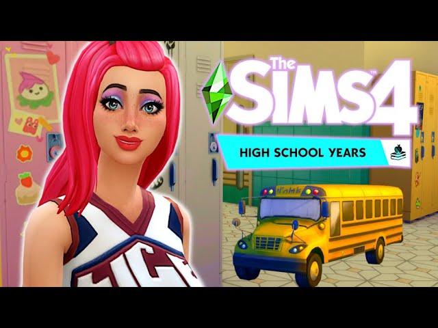 Let’s play with the new High School Expansion pack! // Sims 4 High School years