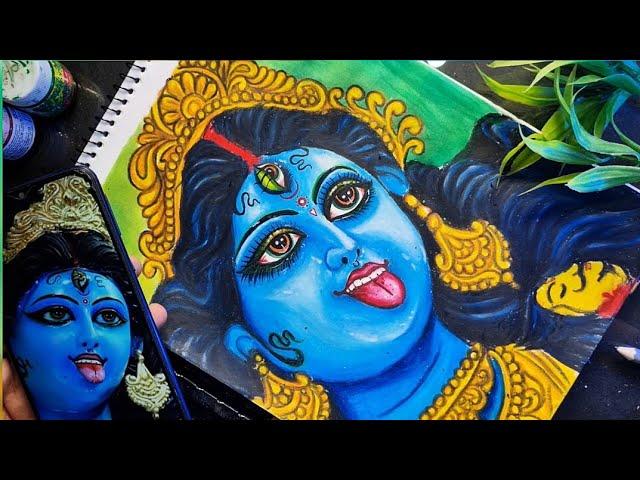 From Sketch To Splendor: Maa Kali drawing Part 2