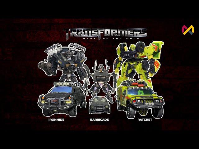 Ironhide Barricade Ratchet | Transformers Dark of The Moon