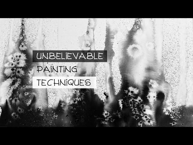 Unbelievably Simple Trick To Create This Gorgeous Pattern | Abstract Acrylic Painting Process