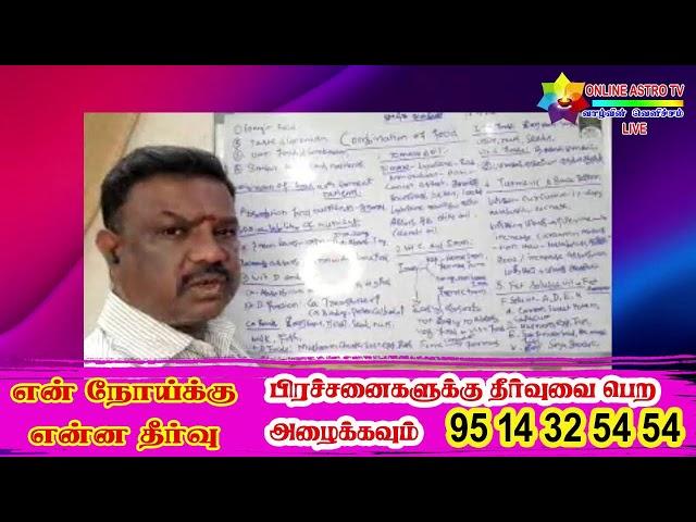 என் நோய்க்கு என்ன தீர்வு ? தொடர்பு கொள்ளவும் +91 95 14 32 54 54 - கேள்வி - பதில் நிகழ்ச்சி