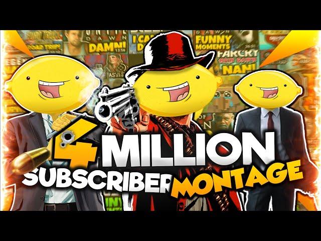 4 MILLION SUBSCRIBERS! - The ULTIMATE "TheGamingLemon" MONTAGE!