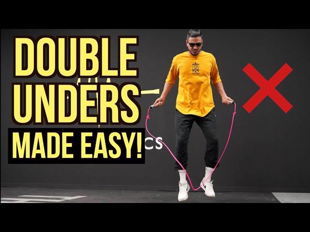 CONSECUTIVE DOUBLE-UNDERS..MADE EASY!  Beginner Jump Rope tutorial