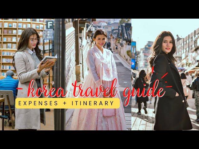 Korea Travel Guide Part 1 (3 days itinerary and expenses) | Jen Barangan