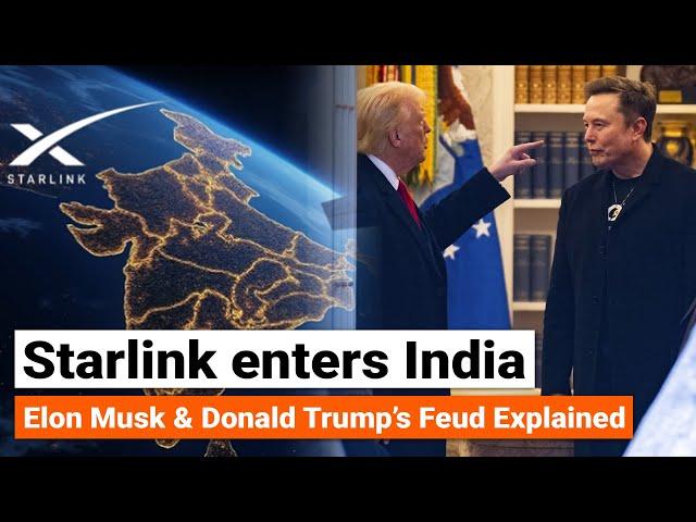 Starlink Enters India | actual reason behind Elon Musk & Donald Trump’s Fight