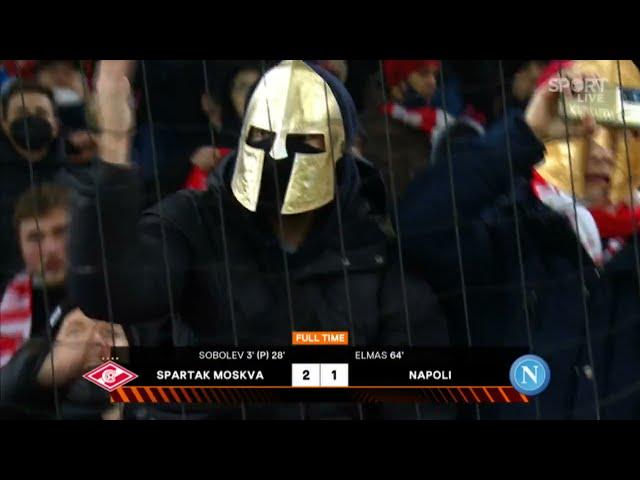 Spartak Moscow 2-1 Napoli | FT scenes as Luciano Spalletti blanks Rui Vitória!