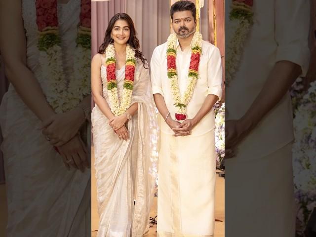 Thalapathy 69 Movie Poojai Stills #thalapathyvijay #poojahedge #HVinoth #Vijay69 #Shorts #shortsfeed