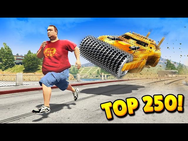 TOP 250 FUNNIEST FAILS IN GTA 5 (Part 6)