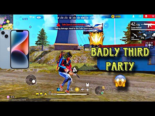 12000 + SCORE GRANDMASTER LOBBY BADLY THIRD PARTY SITUATION - GARENA FREEFIRE