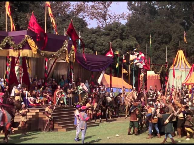 Scene from The Adventures of Robin Hood (1938 Bluray)