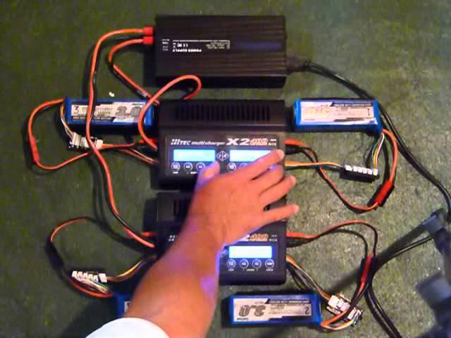 Hi-tec X2-400 Multicharger w/ Progressive RC 500W power supply