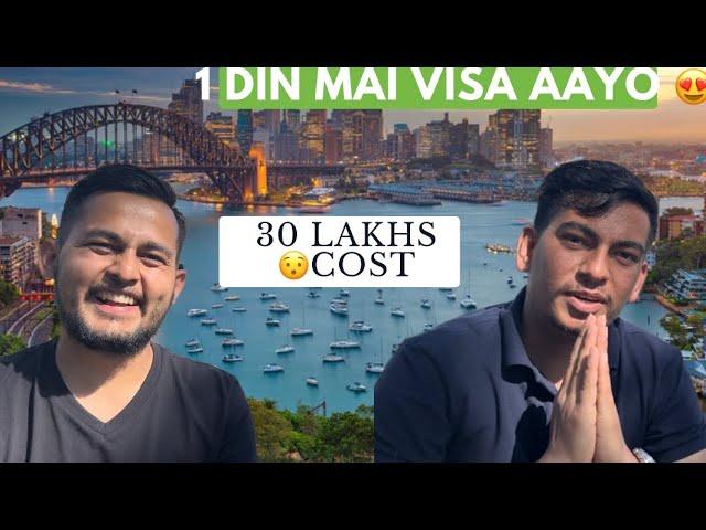 Australia visa granted in 4 hour | Study in Australia from Nepal