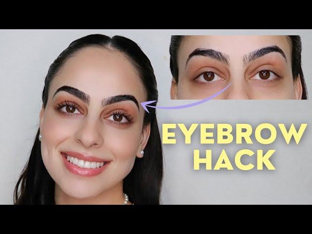 HOW TO FILL IN YOUR EYEBROWS USING EYESHADOW | EYEBROW HACK | NICOLE MADI