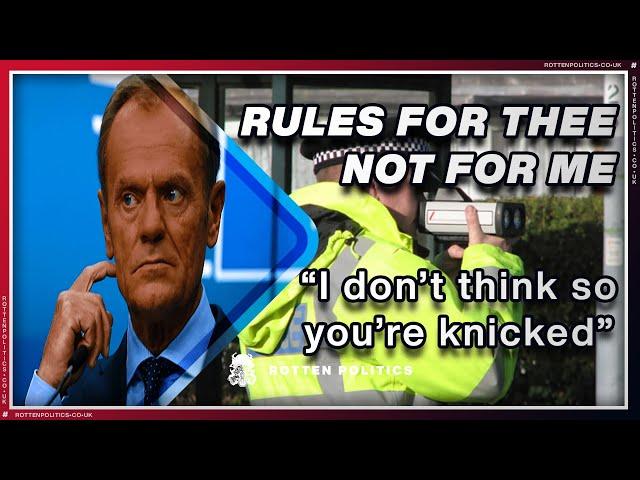 Rules for thee and not for me doesn't work in Poland,Donald Tusk banned