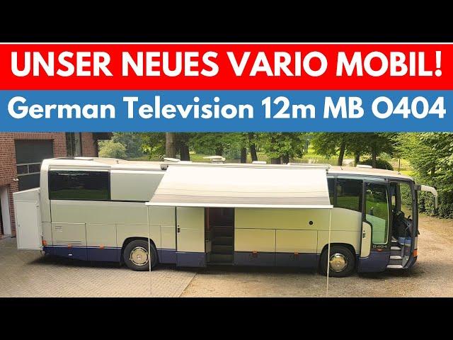 UNSER NEUES WOHNMOBIL IST DA ! Vario Mobil O404 Mercedes Benz. 12m 16 Tonnen. 100 km/h