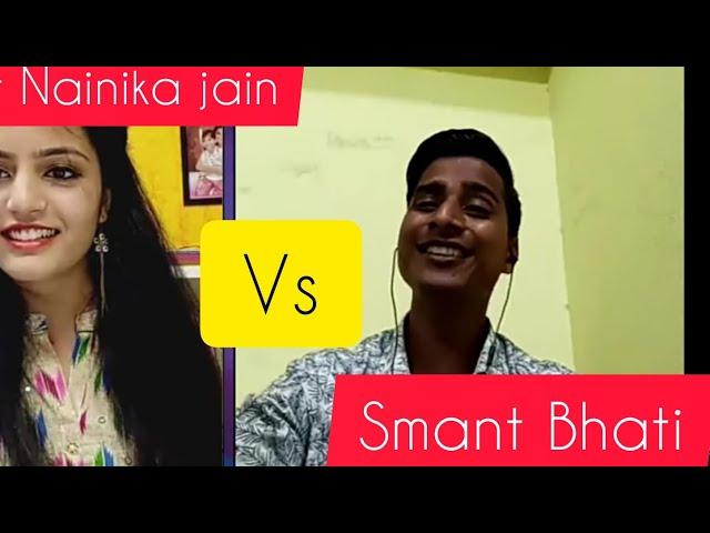 Sumant singh bhati Vs Anchor Nainika jain टुटे दिल वाले जरुर देखे,,   [Kavi Sammelan Utkarsh]