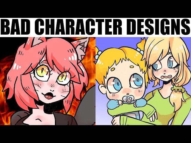 THE 5 WORST CHARACTER DESIGN TRENDS [in cartoons, movies + games]