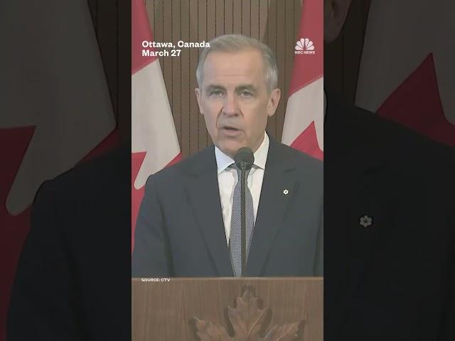 Canada's prime minister responds to Trump's tariffs on auto imports