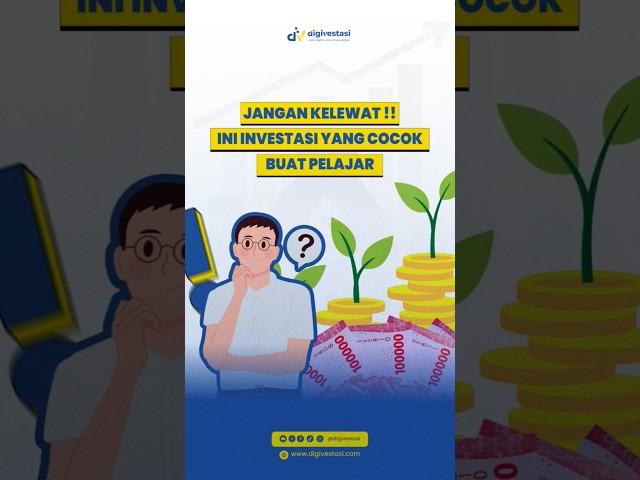 Investasi yang cocok buat Pemula #investasi #invest #InvestasiPemula #investasipelajar