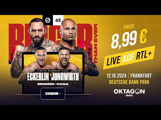 OKTAGON 62: Eckerlin vs. Jungwirth | ROUND ZERO & Free Prelims 