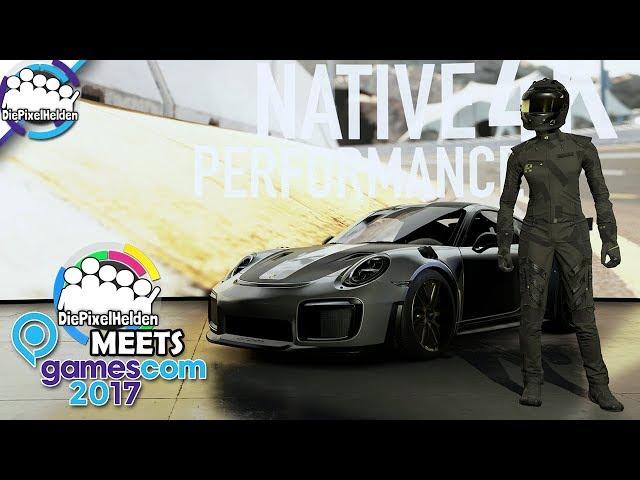 FORZA MOTORSPORT 7 - Porsche GT2 RS Gameplay [4K60fps] - DiePixelHelden MEETS Gamescom 2017