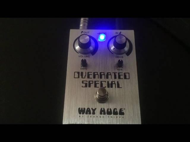 Way Huge Overrated Special pedal⎮Joe Bonamassa⎮Demo