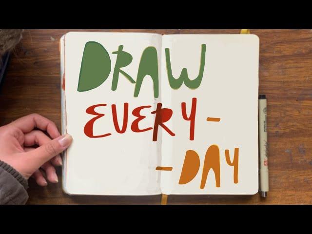 5 tips on how to draw everyday 