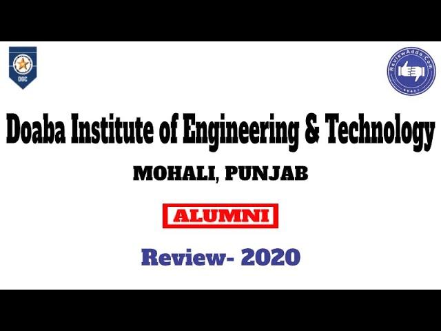 Doaba Institute of Engineering and Technology DIET, Mohali  College Reviews & Critic Rating