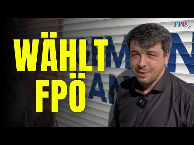 Türkischer Migrant spricht Klartext: Die FPÖ akzeptiert uns!